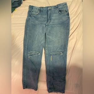 High rise mom jeans